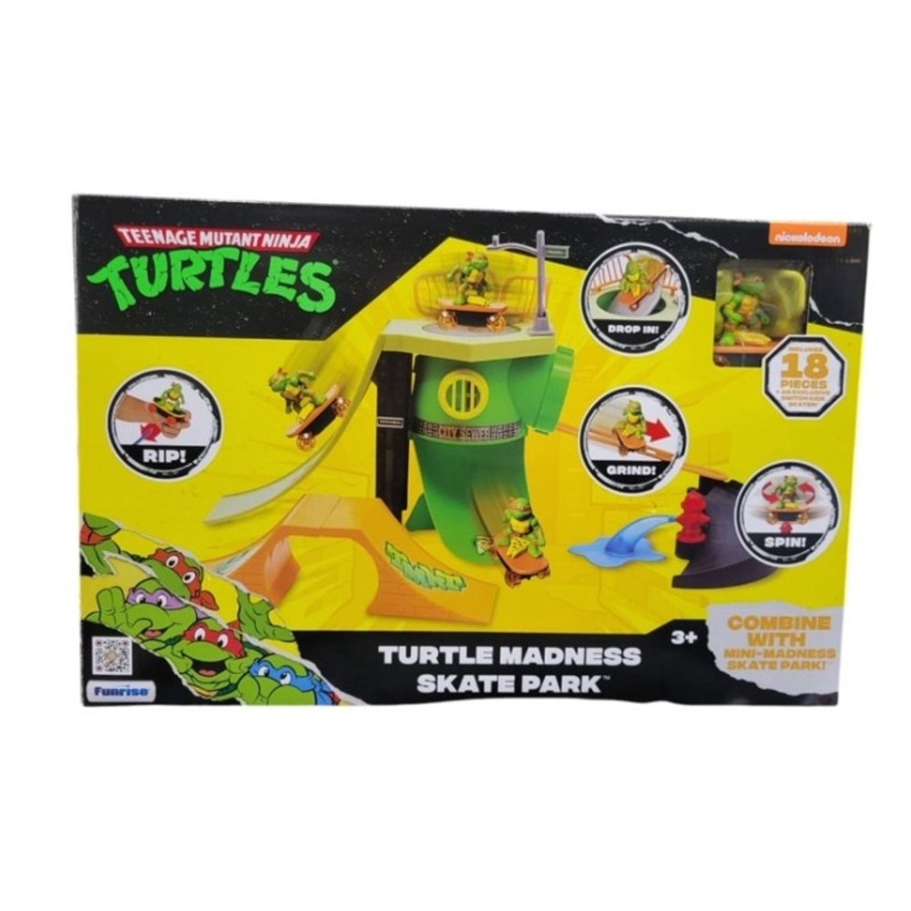 TMNT Teenage Mutant Ninja Turtles Turtle Madness Skate Park Skateboard Toy